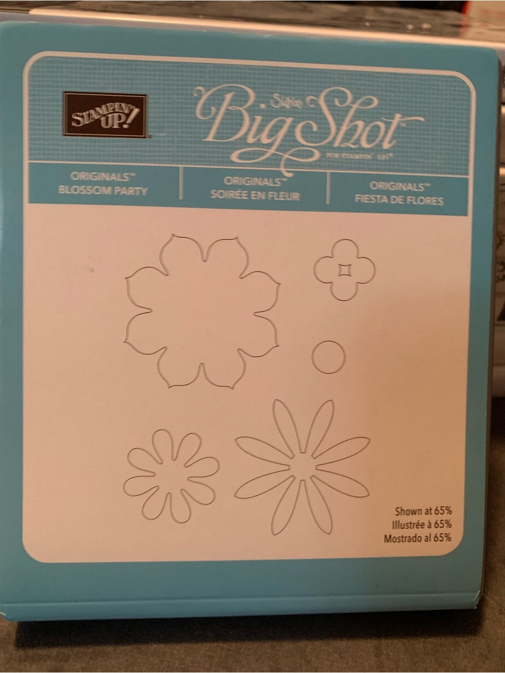 Stampin' Up! Big Shot Floral Die Set - Only Opened For Pictures